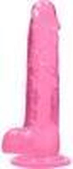 9" / 23 cm Realistic Dildo With Balls - Pink — thumbnail 14