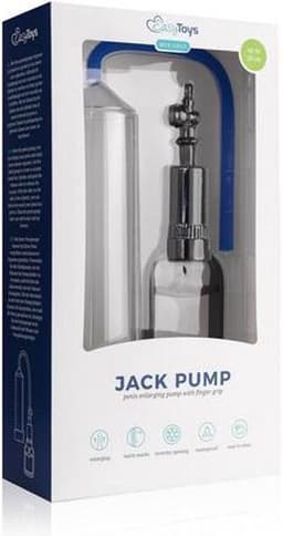 EasyToys - Penispomp met Grippomp - Penispompen - Penis Pomp - Sex Toys voor Mannen - Transparant met Blauw — thumbnail 10