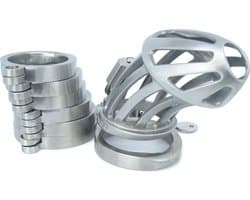 BON4MXL Extra Large High Quality Male Stainless Steel Chastity Cage Extra Grote Roestvrijstalen Peniskooi