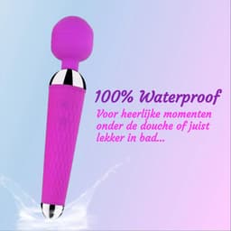 Magic Wand Vibrator - G Spot Vibrator & Clitoris Stimulator voor vrouwen - Oplaadbaar & Hypoallergeen - Sex Toys ook voor Koppels - Paars — thumbnail 5