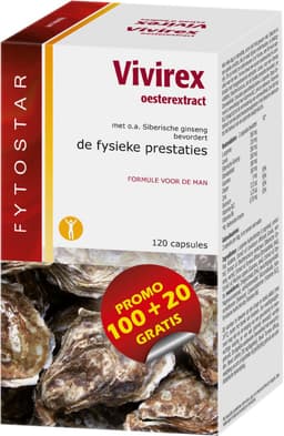 Fytostar Vivirex – Voor het libido – Man prestatie– 120 capsules — thumbnail 4