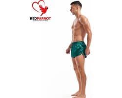 Satijnen boxershort heren - Lingerie - Groen - Wijd - Sexy - S en M