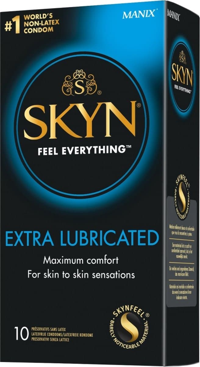 Skyn Extra Lubricated Latexvrije condooms 10 stuks — afbeelding 1