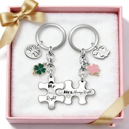 Cadeau voor koppels, 2-delig, Mr.& Mrs, Valentijnscadeau, cadeau-idee voor geliefden voor mannen en vrouwen, cadeau - ShopVlot — thumbnail 4