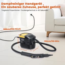 Steam cleaner, 3-stage adjustable handle, 15 seconds warm-up time - ShopVlot — thumbnail 2