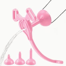 Adultshop - Peniskooiaccessoire plastuit & Hulpriem - Pussy Design Chastity Set — thumbnail 3