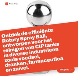 Sprayball 3/4 Inch - Roestvrij Staal - Zelfreinigend - 360° Spuitdekking - Maximale Reinigingsdiameter 6 m - Duurzaam Ontwerp - Reinigingskop — thumbnail 4