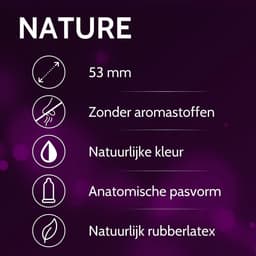 VIBRATISSIMO condooms Nature 50-pack | Premium box extra vochtig | Dunne wanddikte & natuurkleurig | Gevoelsecht flinterdun | Anticonceptie mannen | B=53 mm — thumbnail 2