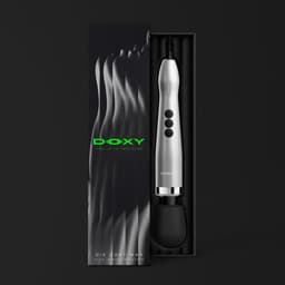 Doxy 2.0 - Die Cast Max Plug‑In - Metal - Silver - Doaxy Wand Massager - Wand Vibrator — thumbnail 1
