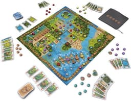 Strategisch Familiespel met Houten Onderdelen voor Avontuur op een Eiland — thumbnail 2