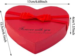 Cadeauset Kunstrozen - Bloemen Decoratie - Cadeau Geven - Inclusief Knuffelbeer - 17 x 16 cm - Meerdere Kleuren — thumbnail 4