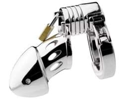Lustytoys - Verstelbare Peniskooi - Kuisheidskooi voor Mannen - Chastity Cage for Men - Metalen kuisheidskooi - Penis Kooi voor Mannen - Extreme pikkooi