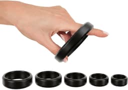 Set Penis- en Ballstrecher Ringen - Ball stretching Ringen - Set Cockringen in Diverse Maten - Cock&Ball Kit — thumbnail 3
