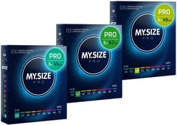 MY.SIZE PRO condoom maat 0,1,2-45,47,49 mm, 3x3 condooms - pasvorm en een geschikte maat voor iedereen — thumbnail 1
