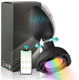Lzwintrading - Buttplug Vibrator met App Control - 360° Rotatie Functie - Vibrators voor Vrouwen & Mannen - Prostaat Stimulator -Butt Plug met 9 Vibratie Standen - Sex Toys voor Koppels - Anale Speeltjes - Vibrerende Buttplug met Lichtkleuren — thumbnail 1