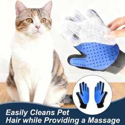 Handschoenen voor huisdieren, handschoenen, borstel voor katten, honden, voor het verwijderen van dode haren van honden, katten, paarden en andere dieren met lang, kort of — thumbnail 2