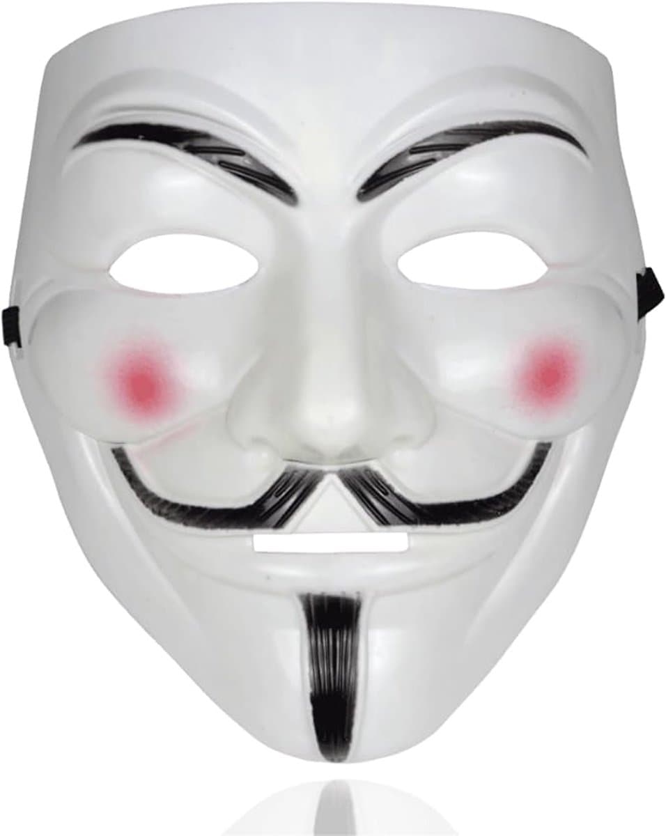 imo Klingler Masker als kostuumaccessoire voor dames en heren, kinderen en volwassenen voor anonieme Halloween & carnaval — afbeelding 1