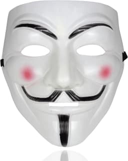 imo Klingler Masker als kostuumaccessoire voor dames en heren, kinderen en volwassenen voor anonieme Halloween & carnaval — thumbnail 1