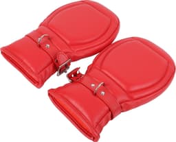 Banoch - Bondage Mittens - PU Leer - Rood - bdsm — thumbnail 9
