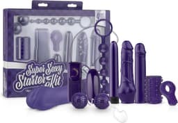Loveboxxx - Super Sexy Starter Kit - Erotische Geschenkset met 9 Sex Toys - Sex Toys voor Koppels - Geschenkset Vrouwen en Mannen - Cadeau Vrouw en Man - Giftset Vrouw en Man - Erotisch - Paars — thumbnail 1