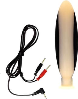 Rimba Electro Sex - Siliconen Dildo Plug Groot bi-polair 155 mm — thumbnail 4