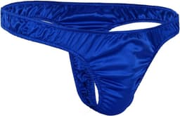 Satijnen Heren Strings en Tanga's - Sexy Ondergoed met Lage Tailleband — thumbnail 5