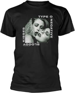 Type O Negative Bloody Kisses T-shirt Zwart 100% Katoen — thumbnail 1