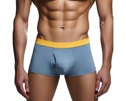 Heren Boxershorts Modal Dual Boxer Aparte Zakken Bulge Enhancing