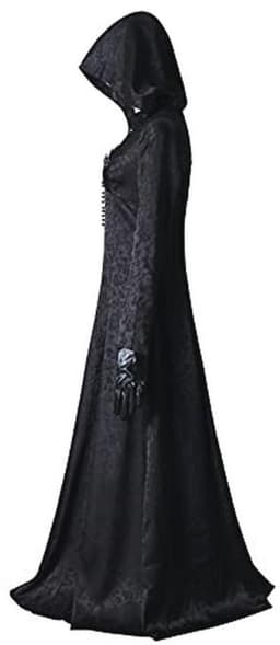 Vampire Madam Gothic Kostuum met Kap voor Dames - Cosplay Outfit voor Halloween en Carnaval — thumbnail 3