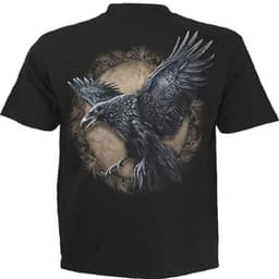 Zwart T-shirt met Dieren en Horror Motief — thumbnail 3