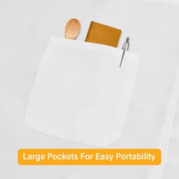 Elegante Tailleschort met Ruches en Twee Zakken voor Keuken en Cosplay — thumbnail 3