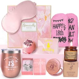 18e Verjaardag Cadeaus voor Vrouwen, Verwen Set voor Haar, Ideale Cadeau-ideeën voor 18-jarige Vrienden, Zussen en Dochters — thumbnail 1