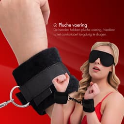 Bondage set - BDSM set - Enkelboeien - Seksspeeltjes voor koppel -  Seksspeeltjes - Bondage touw - Handboeien seks - Erotiek toys — thumbnail 4