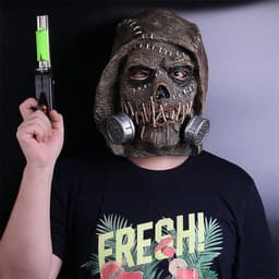 Realistisch Vogelverschrikker Masker Latex Hoofddeksel voor Halloween en Carnaval Kostuum — thumbnail 3