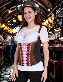 Bierfeest T-Shirt voor Dames in Beierse Stijl voor Oktoberfest — thumbnail 3