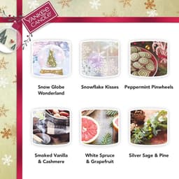 Giftset met 6 Geurende Stearin Kaarsen - Sneeuw Globe Wonderland Collectie - Perfecte Cadeaus voor Vrouwen — thumbnail 5