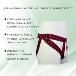 Super Stretch Atletische Jockstrap voor Heren - Comfort en Ondersteuning — thumbnail 2
