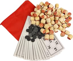 Russisch Loto Spel in Houten Kist — thumbnail 3