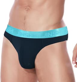 Sexy Tanga Herenslips met Grote Zak - Comfortabele Stretch Hipster String voor Mannen — thumbnail 1