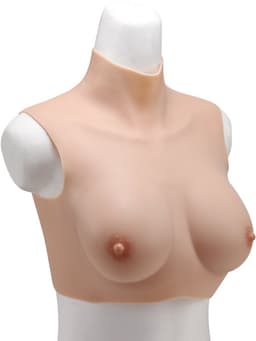 Siliconen borsten- C cup- Nep Borsten- 100% siliconen- 2400 gram -Crosdresser- Travestiet- Cosplay-Breastplate-Travestie- Natuurlijke look- — thumbnail 5