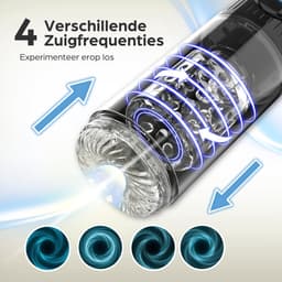 Niko – Blowjob Simulator met Zuig-, Stoot- & Rotatiefunctie – 9 Standen – Automatische Masturbator voor Mannen – Pocket Pussy – IPX7 Waterdicht – USB Oplaadbaar – LCD Display — thumbnail 6