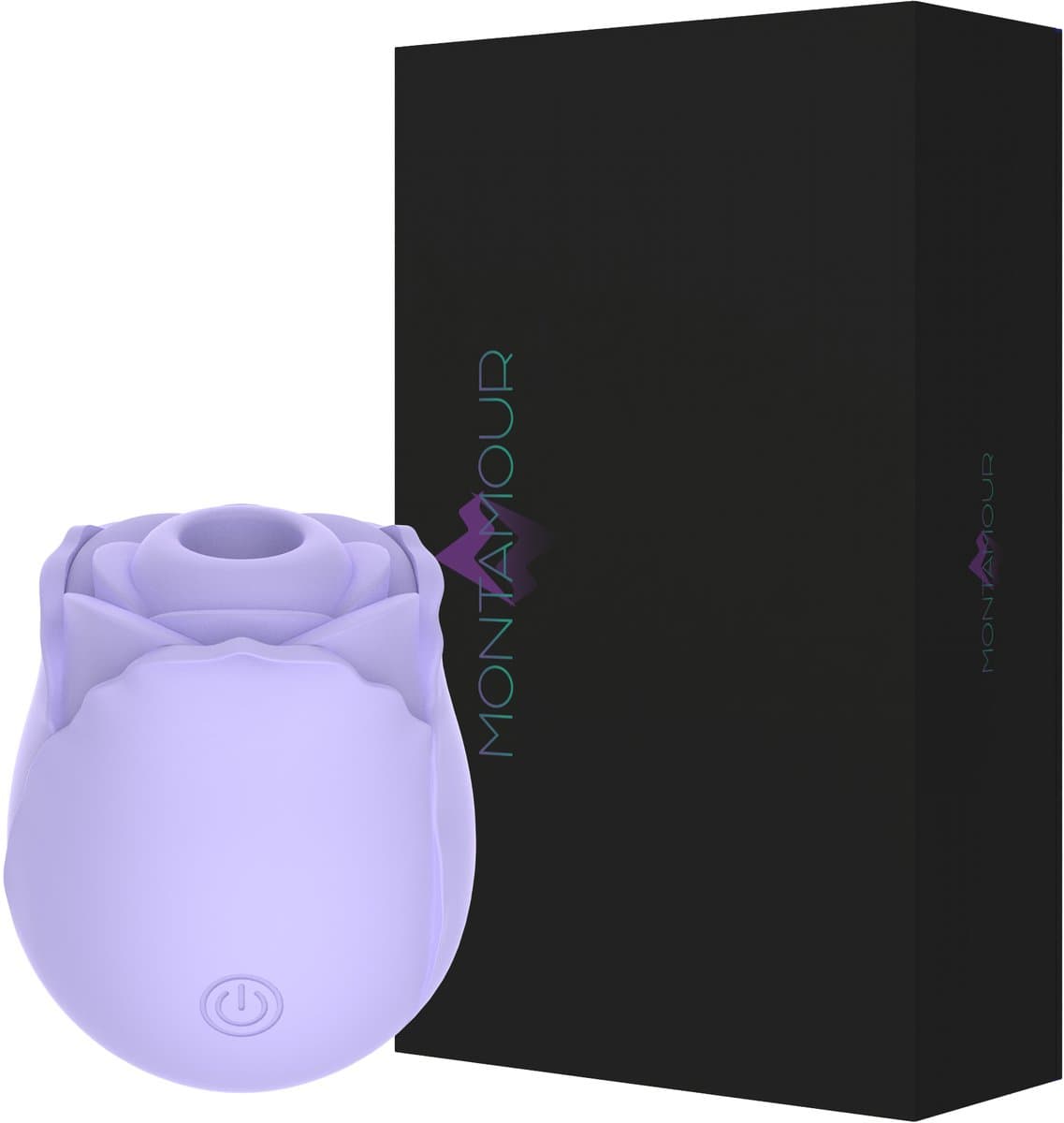 MontAmour Celestia – Clitoris Zuiger & Vibrator – Zuigen én Trillen – 10 Zuig- & Vibratiestanden – Luchtdruk Clitoris Stimulator – Oplaadbaar – Waterdicht – Siliconen – Sex Toys voor Vrouwen – 2-in-1 Clitoris Zuiger & Vibrator - Roos - Lila - Paars — afbeelding 1