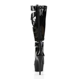 EU 38 = US 8 | DELIGHT-600-49 | 6 Heel, 1 3/4 PF Knee High Gladiator Boot, Back Zip — thumbnail 4