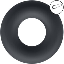 Liquid Silicone Cockring - S - Black — thumbnail 1