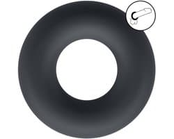 Liquid Silicone Cockring - S - Black