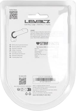 Liquid Silicone Cockring - L - Black — thumbnail 2
