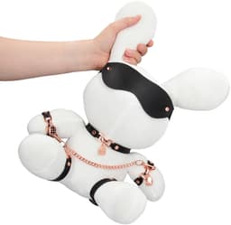 Konijn Bondage - Velours - Groot - Wit — thumbnail 10