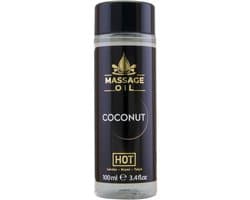 Hot - Coconut 100ml Massage olie - Transparant