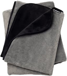 Faux Fur Fascinator Grey/Black — thumbnail 2