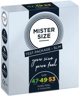MISTER SIZE Test Box - Condooms - Maattestset 47/49/53 mm - Meerdere maten - Perfecte pasvorm — thumbnail 1